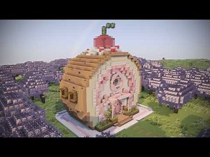 Minecraft | How to Build a Mochi Roll Cake House | Tutorial