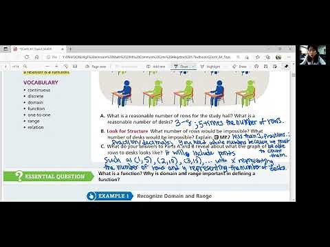 EnVision Algebra 1 Lesson 3-1: Relations and Functions