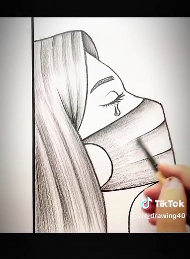 Easy Step-by-Step Guide to Drawing a Sad Girl