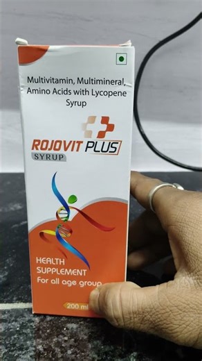 Rojovit Plus Syrup Multivitamin,Multimineral , Amino Acids With Lycopene Syrup