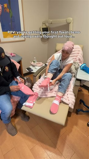 Jessie Morales | This was my first Taxol infusion, and one of the known side effects is neuropathy (nerve damage in the hands and feet). To help prevent... | Instagram