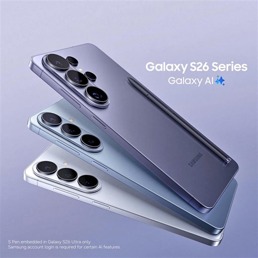 Get up to £100 off the Galaxy S26 Series when you checkout with PayPal using code PAYPAL* 🛒Buy direct 🏆Earn Reward Points 📦Free delivery *Purchase from samsung.com by 10/03/26. Code only redeemable for a £100 discount when purchasing a Galaxy S26 Ultra or Galaxy S26 , or £50 discount for Galaxy S26. One (1) redemption per household; non-transferable. Samsung Student and Youth Store or Samsung Enhanced Partnership Program excluded. UK residents 18 only. You must checkout using PayPal as the pa