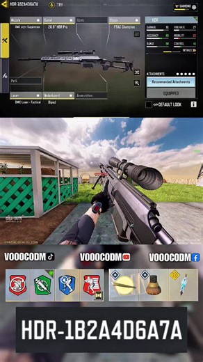 Best HDR Loadouts for One-Shot Kills in COD Mobile