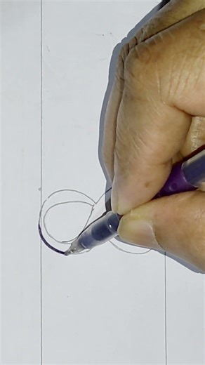 👉2D drawing in English number lettering practice "8"♥️