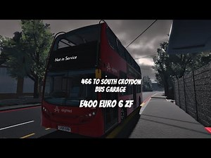 Route 466 To South Croydon Bus Garage, E400 ZF [Arriva]