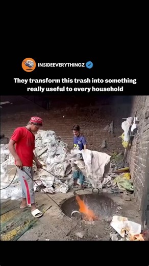 Explore l Learn l Facts on Instagram: "they take everyday trash that would normally end up in landfills and transform it into something genuinely useful for every household. through sorting, cleaning, and smart processing, waste materials like plastic, metal, or glass are reshaped into durable products such as storage items, tools, or home essentials. this process not only reduces pollution but also saves raw materials and energy, proving that what we throw away can still have real value. it’s a