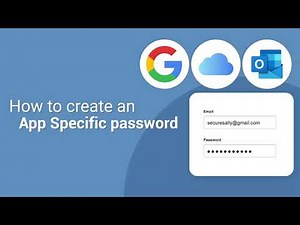 How to Create an App Password for Google, iCloud and Outlook | Cherry TEAM tutorials