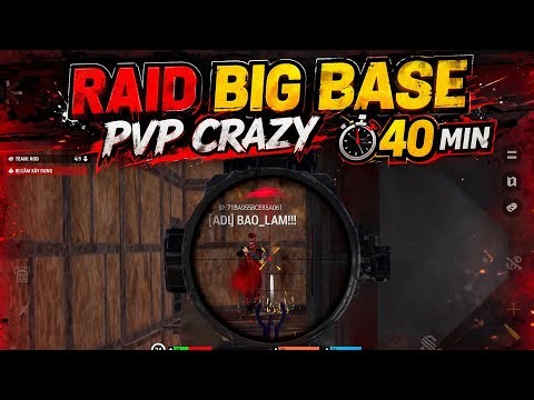 RAID BIG BASE - PVP CRAZY (40 MIN FULL ACTION)- Oxide Survival Island