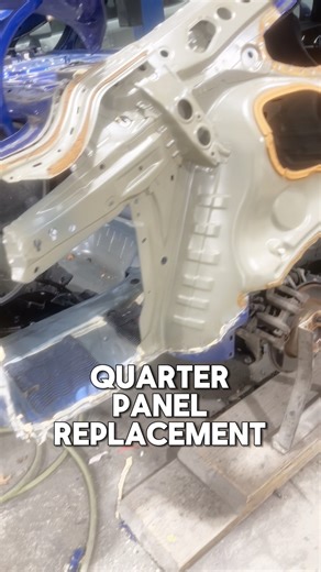 Quarter panel replacement