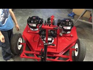 ATV Mower With three Harbor Freight Predator 173cc engines!