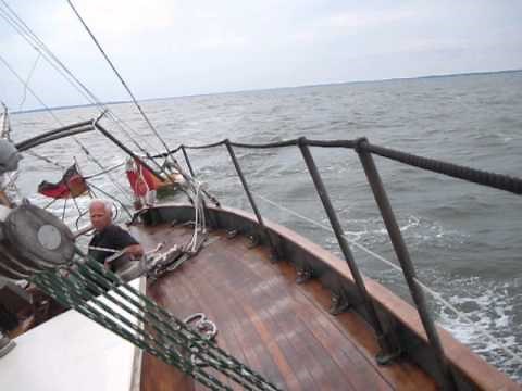Colin Archer "IRENE" in strong wind