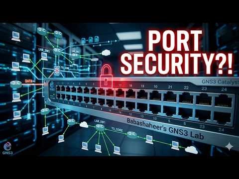 Port Security in GNS3 | Full Lab + Sticky MAC & Violation Modes