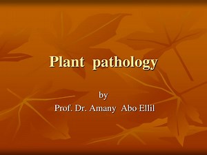 Plant pathology - SlideServe