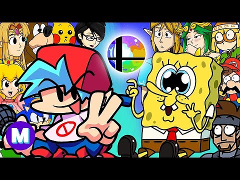 FNF and SpongeBob: Smash Bros Fantasy