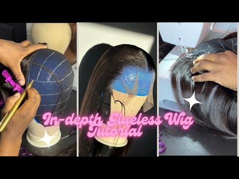 *VERY DETAILED GLUELESS WIG TUTORIAL - How To Sew A Wig With a Sewing Machine in 2025.