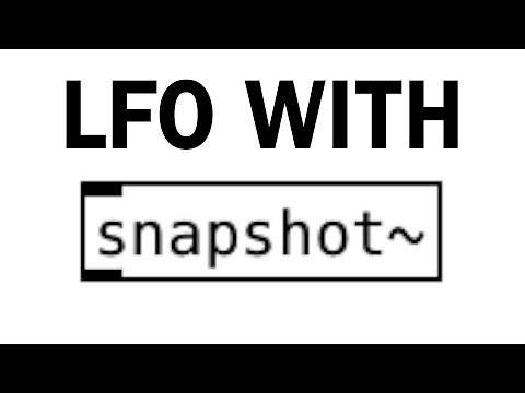 LFO (Pure Data Tutorial)