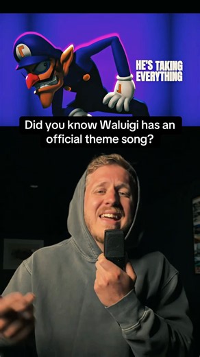 Waluigi needed an official theme song, so I made it for him 😈 #waluigi #nintendo