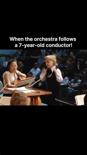Reels Classics • Classical Music on Instagram: "🎶✨ Johann Strauss II – Overture to Die Fledermaus Maestro Edward Yudenich (7 years old) 🎻 • Edward Yudenich draws attention for a rare achievement: conducting an orchestra at just 7 years old. Conducting isn’t just about “beating time” — it’s about guiding entrances, dynamics, balance, articulation, and character, making dozens of musicians breathe together as if they were one instrument. Seeing a child on the podium, with clarity of gesture and