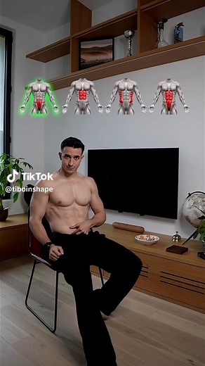 Abs Chair Home Workout for Stronger Core