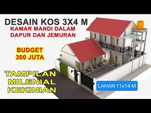 3x4 M BOARDING HOUSE DESIGN || En-suite Bathroom, Kitchen & Clothesline