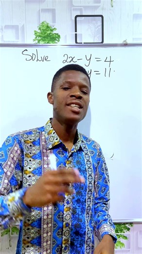 Simultaneous equations. #maths #mathematics #mathstutor | Maths with Esomnofu.