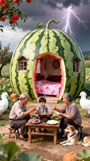 तरबूज का घर। 🤣😊 mini wood toy-wood working art skill wood / hand craft #shorts​