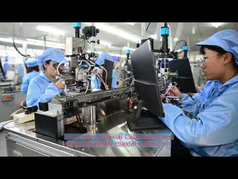 ipex micro coax for HDMI 2.1 short runs coaxial cable capacitance micro coaxial cables with connecto