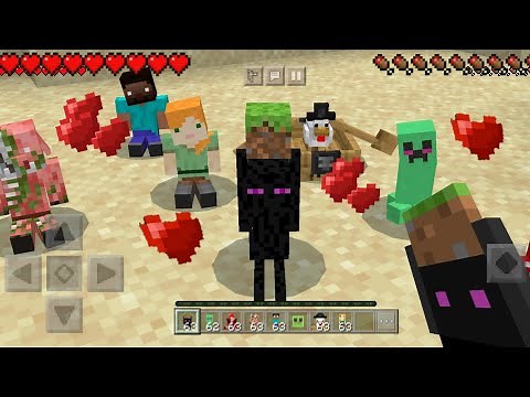 How to spawn the cute mobs in Minecraft !!