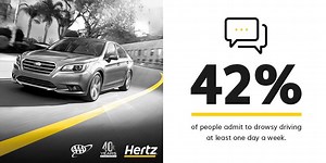 34 comments | Being awake and aware is important. Make sure you're well rested before you get behind the wheel to avoid distracted driving. Drowsy driving is distracted driving. | Hertz | Facebook