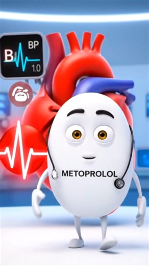 medInfo AI | Metoprolol 💊 (Beta-1 Selective Beta-Blocker) • Used in Hypertension, Angina & Fast Heartbeat (Tachycardia) • Reduces heart rate and... | Instagram