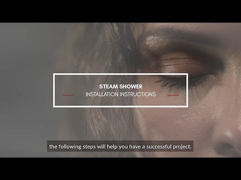 Amerec steam shower installation