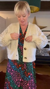 36K views · 93 reactions | ⭐️Cardigan  https://belle-modelle.co.uk/products/cable-knit-cropped-cardigan?variant=39925611724913 ⭐️Dress  https://belle-modelle.co.uk/products/copy-of-bright-star-wave-print-wrap-dress | What.LeilaLoves | Facebook