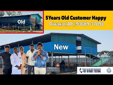 🐐🐑old goat shed convert to new goat shed 9788770786 Customer happy 😍🥰 #goat #sheep #agri #farming