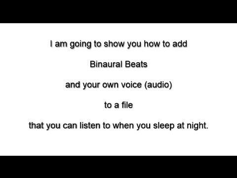 How To Create Binaural Beats using Audacity