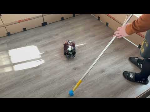Raspberry Pi 4b 4WD Tracking Blue Block