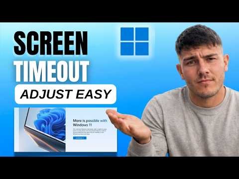 How To Change Screen Timeout Settings in Windows 11 (2026 Tutorial)
