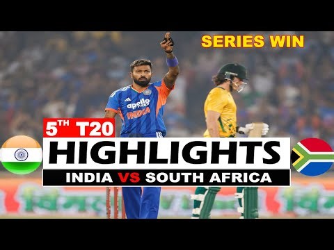 FULL HIGHLIGHTS | INDIA VS SOUTH AFRICA 5TH T20 MATCH HIGHLIGHTS 2025 | IND VS SA HIGHLIGHTS