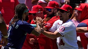 Mariners-Angels benches-clearing brawl leads to 12 suspensions