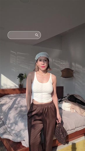 OOTD สีน้ำตาลที่เคลมว่า แมตช์ง่ายไม่แพ้สีอื่นเลย แอบหลงรัก PANTONE นี้อีกแล้ว 😜#outfitideas #outfit #ootdsummer #natthastudio