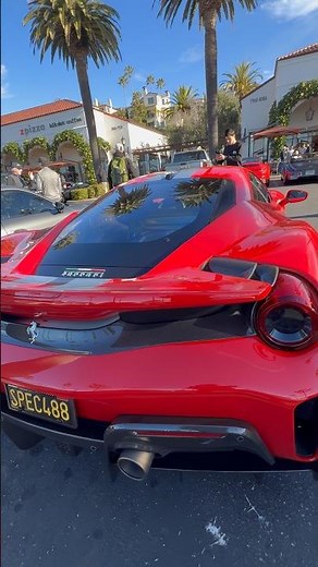 Stunning Red Ferrari 488 Pista |❤️Track-Focused Masterpiece #cars #luxurycar #ferrari #supercar #car