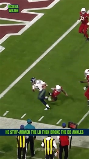 Russ Stiff-Armed the LB Then Broke the DBs Ankles! 😱