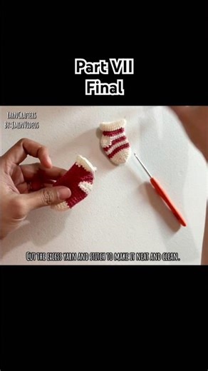 Part VII Final tutorial for Christmas Stockings #crochet #crochettutorial #crocheting #crochetaddict