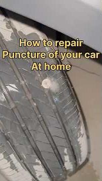 How to repair puncture of tubeless tyre of car | Honda Elevate Puncture Repair
