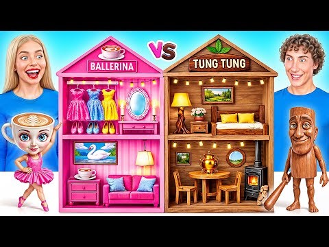 Wir Bauen Ein Erstaunliches Haus | Ballerina Cappuccina vs Tung Tung Tung Sahur Bubba DO Challenge