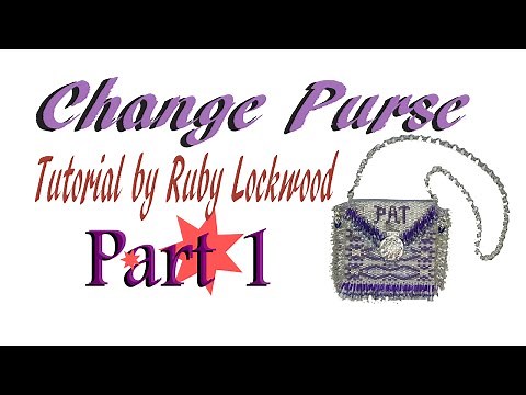(Tutorial) Beaded Change / Amulet Purse DIY (Video160)