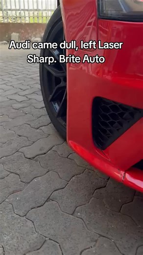 BILED LASER PROJECTORS Audi came dull, left Laser Sharp. Brite Auto