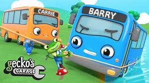 86K views · 606 reactions | There's trouble when Barry the baby bus crashes into the pond. Go Go Tilly Tow Truck to the rescue! | Toddler Fun Learning | Facebook