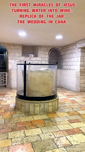 31K views · 1.5K reactions | Wedding in Cana, The First Miracle of Jesus, Turning Water into Wine. The Replica of the Jar.. | Visit Israel From Your Home | Facebook