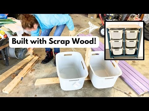 DIY Laundry Basket Tower,