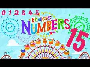 Endless Numbers - 15 in English & Counting, Math By Endless Number - See & Learn #endlessnumbers